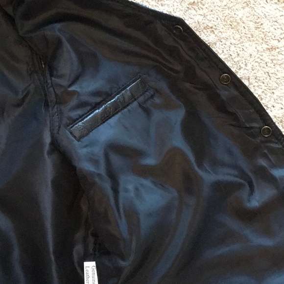 Vintage Leather Vest XL (runs small) BLACK - Picture 5 of 7